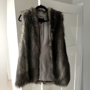 Banana Republic Faux Fur Vest